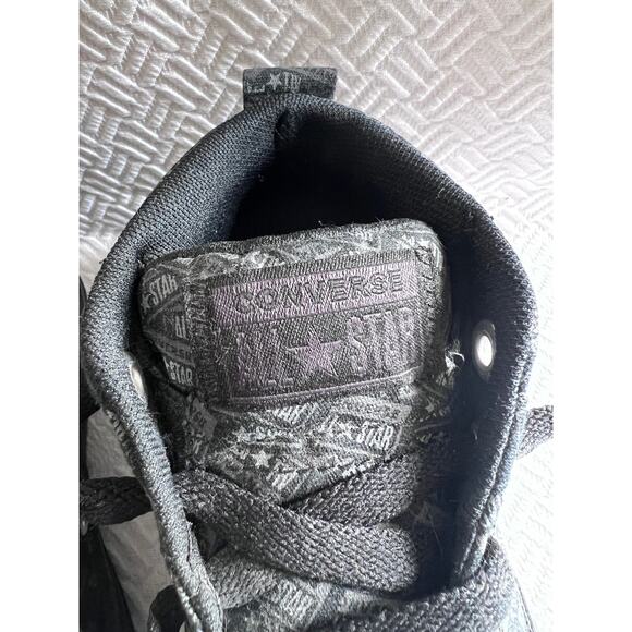 Converse Chuck Taylor All Star Street Black Gray Youth Sz 13 License Plate - Picture 7 of 11